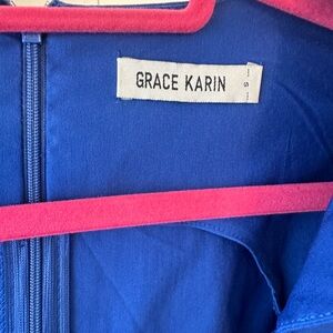 Grace Karin Royal Blue Dress - Size Small